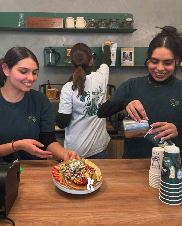 Ambiente interior del café
